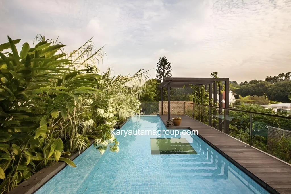 jasa pembuatan kolam renang rooftop