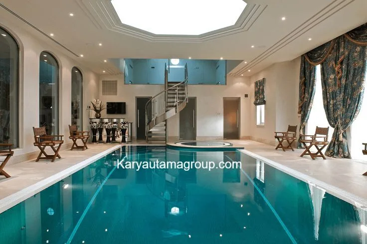 pembuatan kolam renang indoor