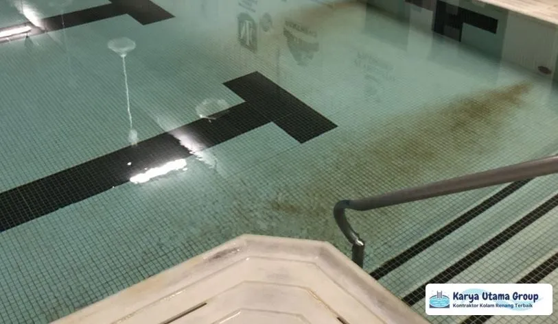 menjernihkan kolam renang zat besi