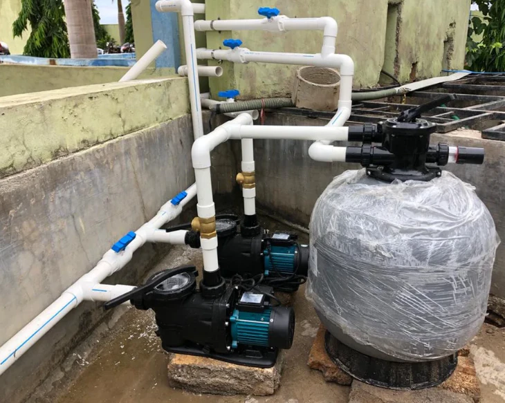 sand filter kolam renang